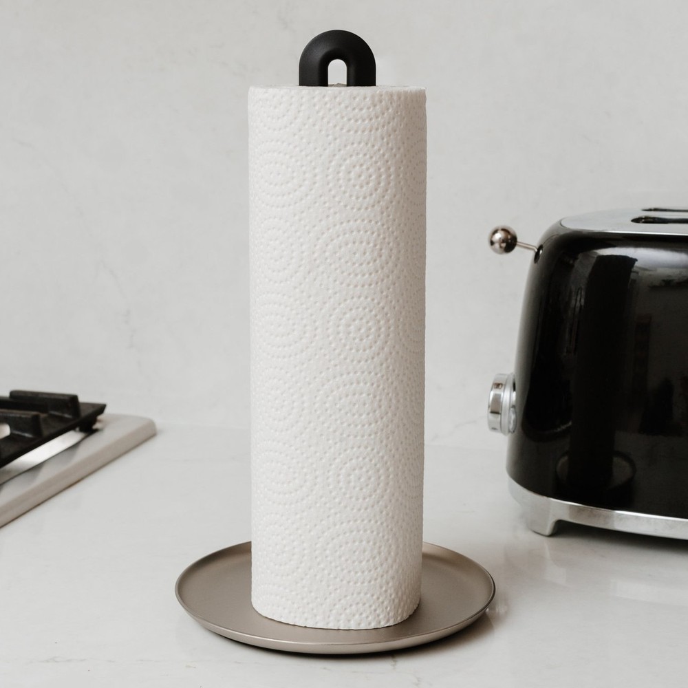 Βάση για Ρολό Κουζίνας Keyhole Black/Nickel