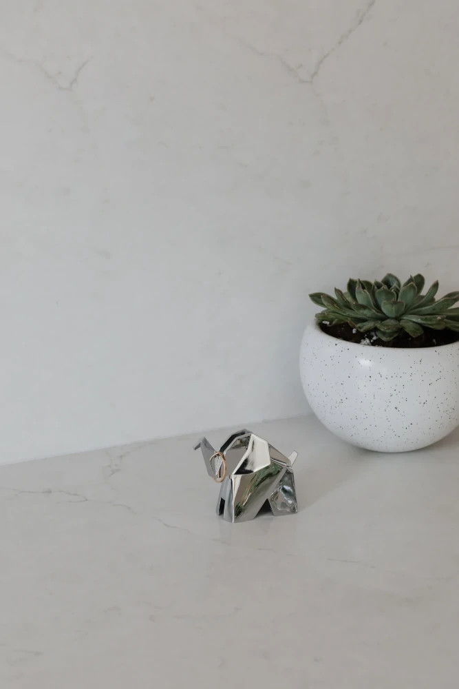 Θήκη δαχτυλιδιών Origami Elephant