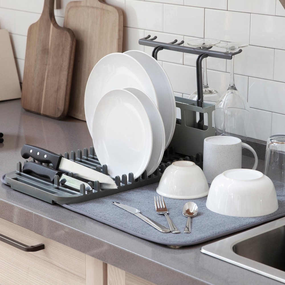 Πιατοθήκη Υφασμάτινη UDry Dish Rack & Drying Mat
