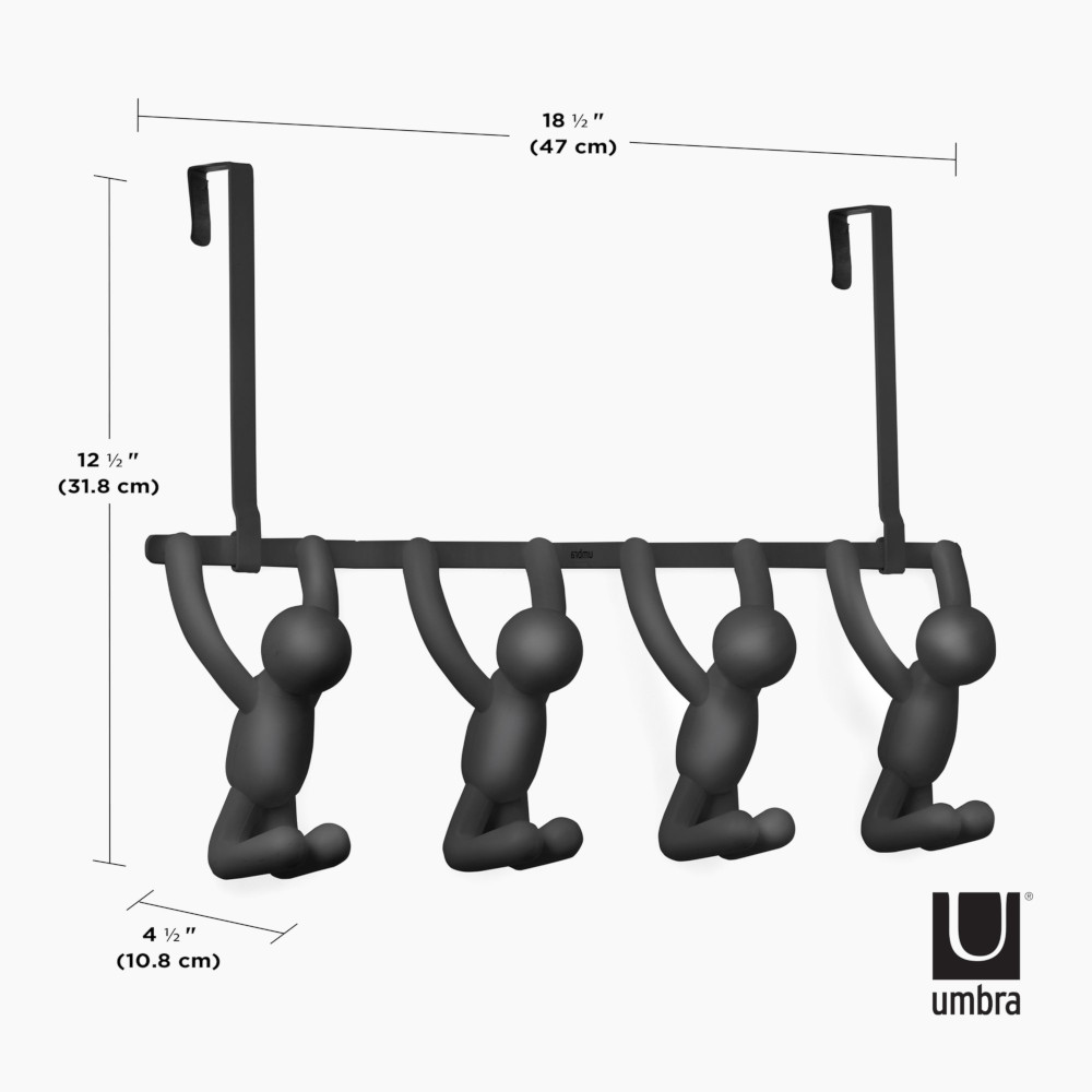 Κρεμάστρα πόρτας 4 θέσεων Buddy