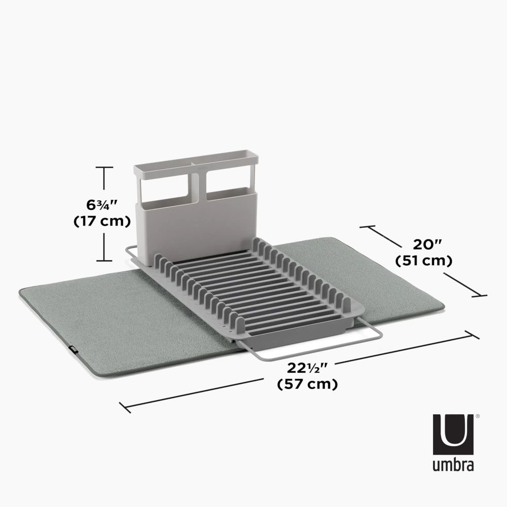 Πιατοθήκη UDry Over the Sink Dish Rack with Dry Mat