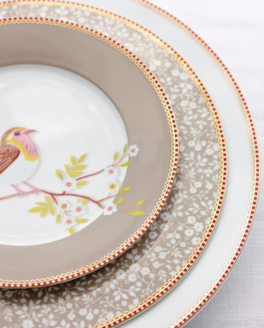 Πιάτο Lovely Branches Khaki 26.5cm