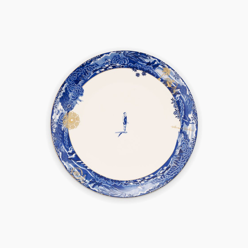 Πιάτο Ρηχό Heritage Dinner Plate Border Blue 26.5 cm