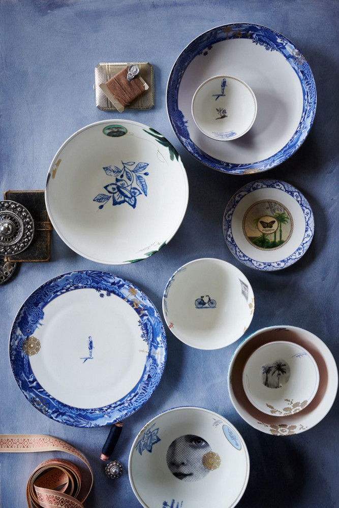 Πιάτο Ρηχό Heritage Dinner Plate Border Blue 26.5 cm