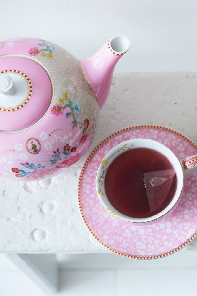 Τσαγιέρα Floral Large Rose Pink