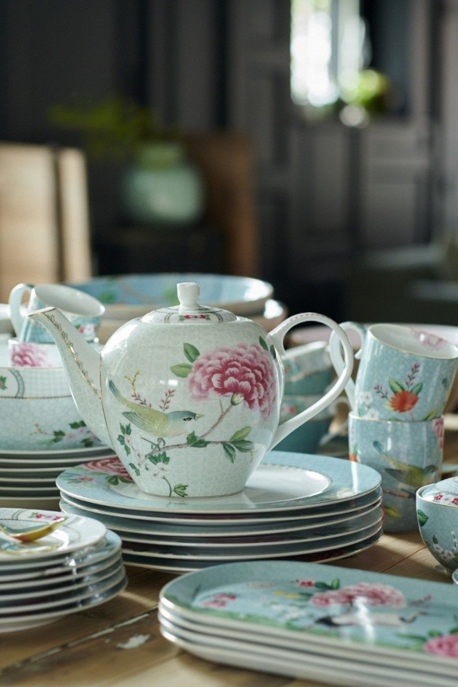 Τσαγιέρα Blushing Birds Large White