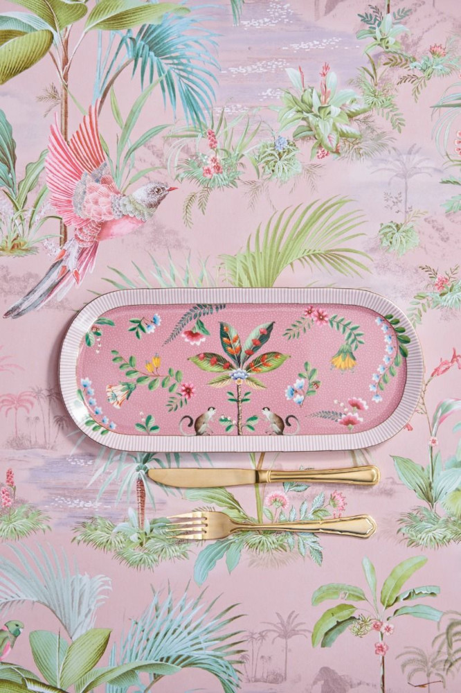 Βάση σερβιρίσματος La Majorelle Pink 33.3 X 15.5 cm