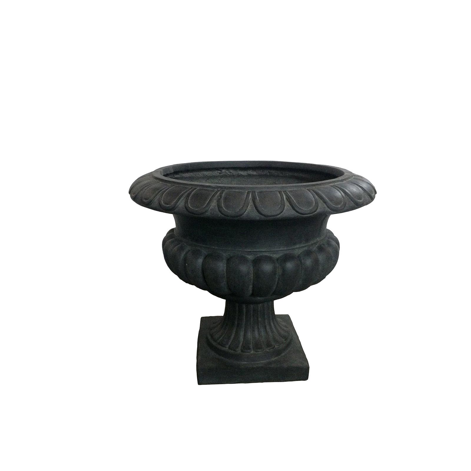 Supergreens Αμφορέας Πήλινος Γκρι 58x58x50 εκ.