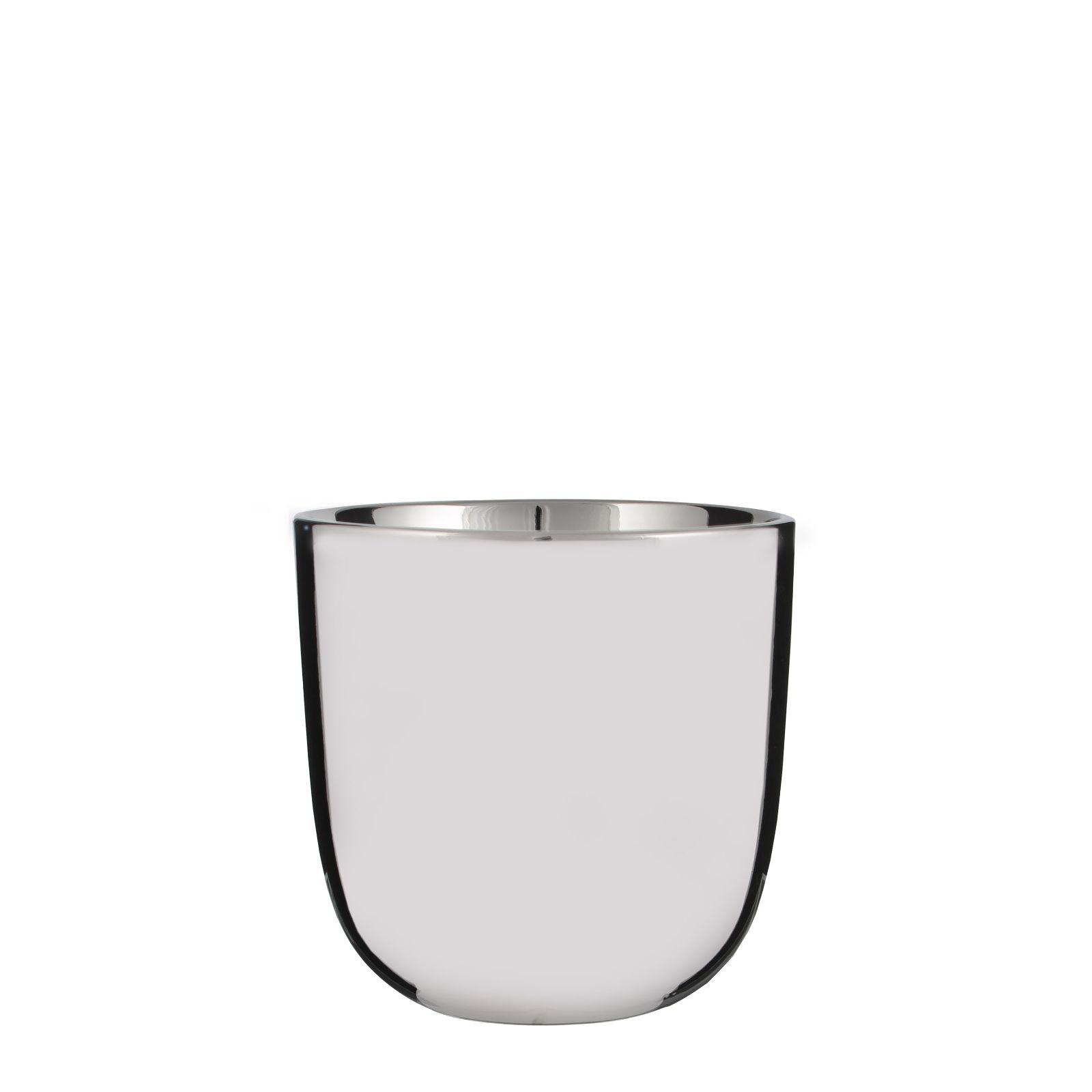 Supergreens Κασπώ Κεραμικό Στρογγυλό Silver 13x13x12,5 εκ.