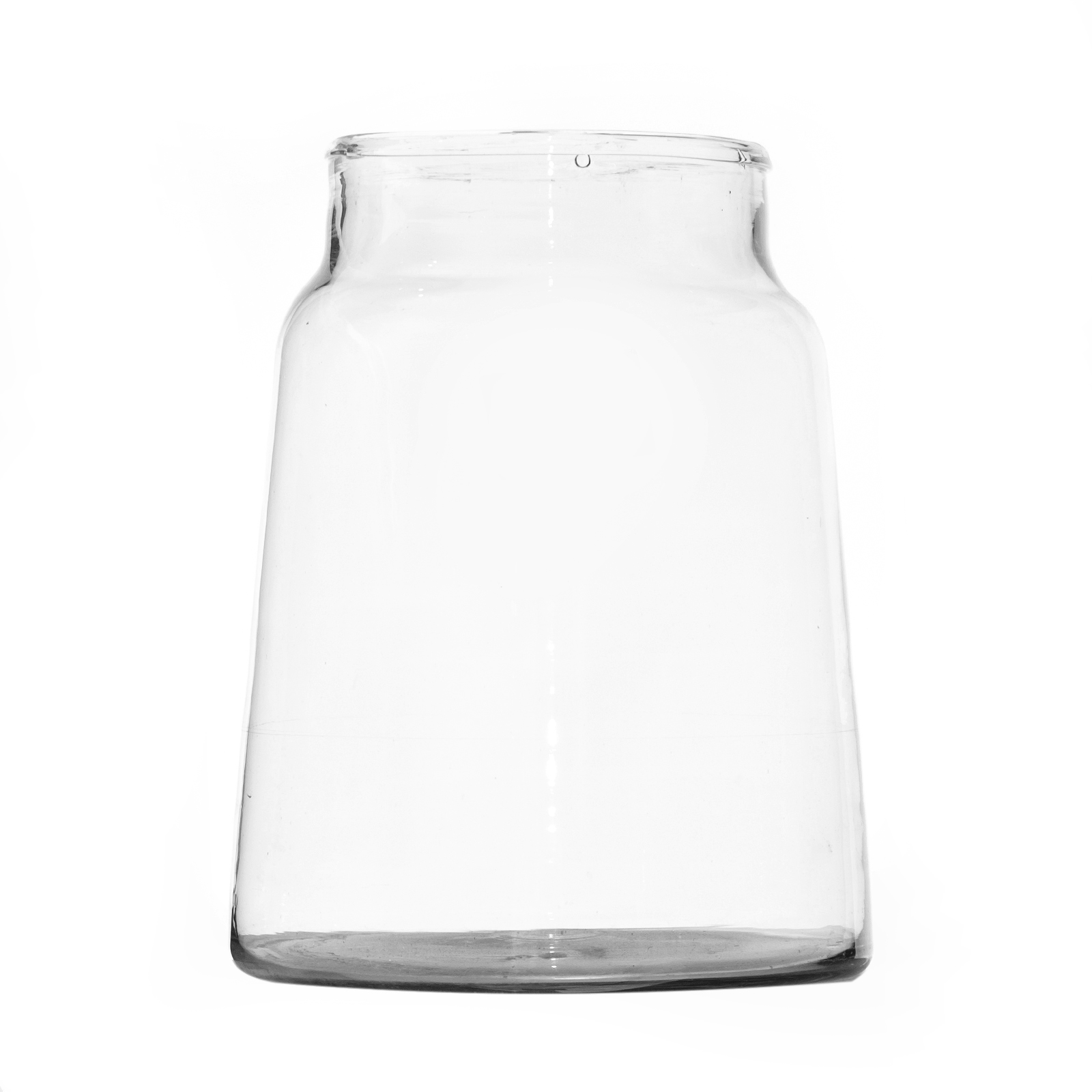 Supergreens Βάζο Γυάλινο Διάφανο 30 εκ.