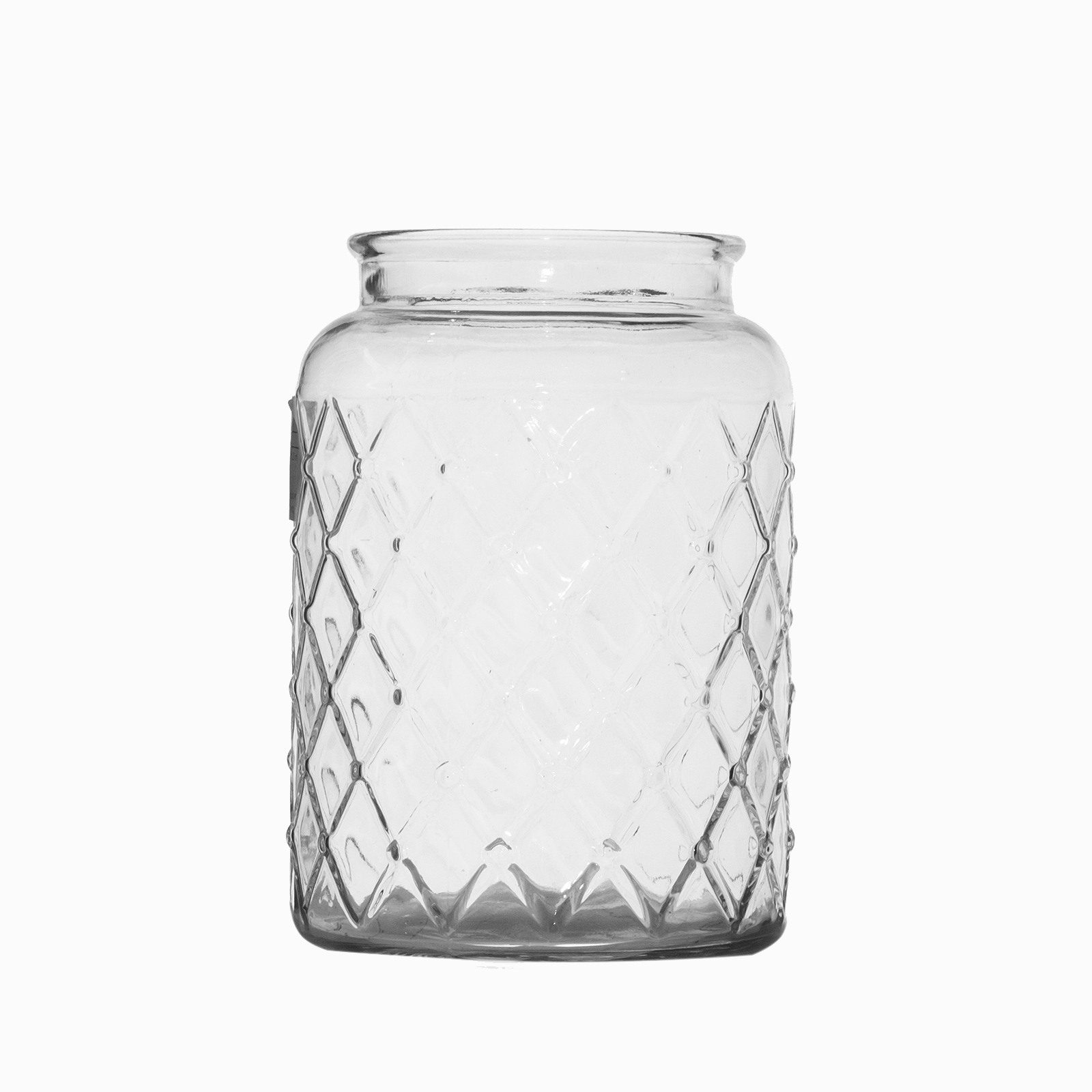 Supergreens Βάζο Γυάλινο Διάφανο 23 εκ.