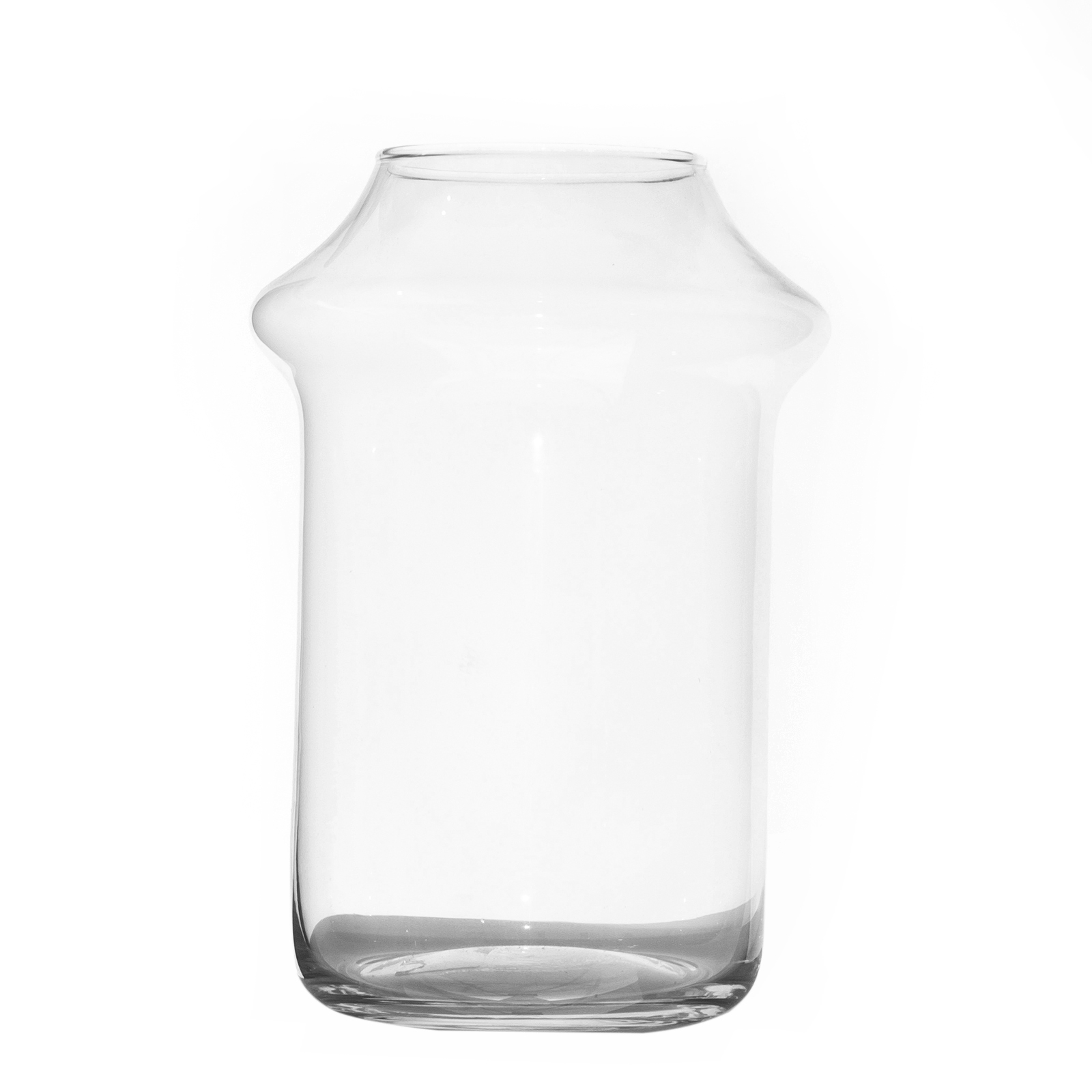 Supergreens Βάζο Γυάλινο Διάφανο 17,5x17,5x25 εκ.