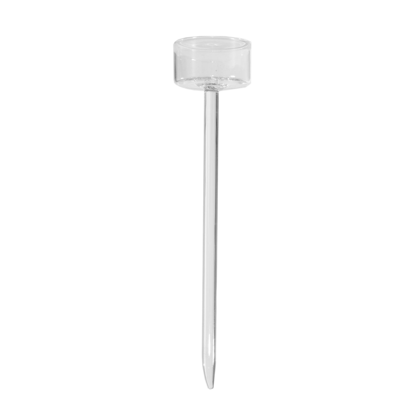 Supergreens Κηροπήγιο Γυάλινο "Noble" Διάφανο 23 εκ.