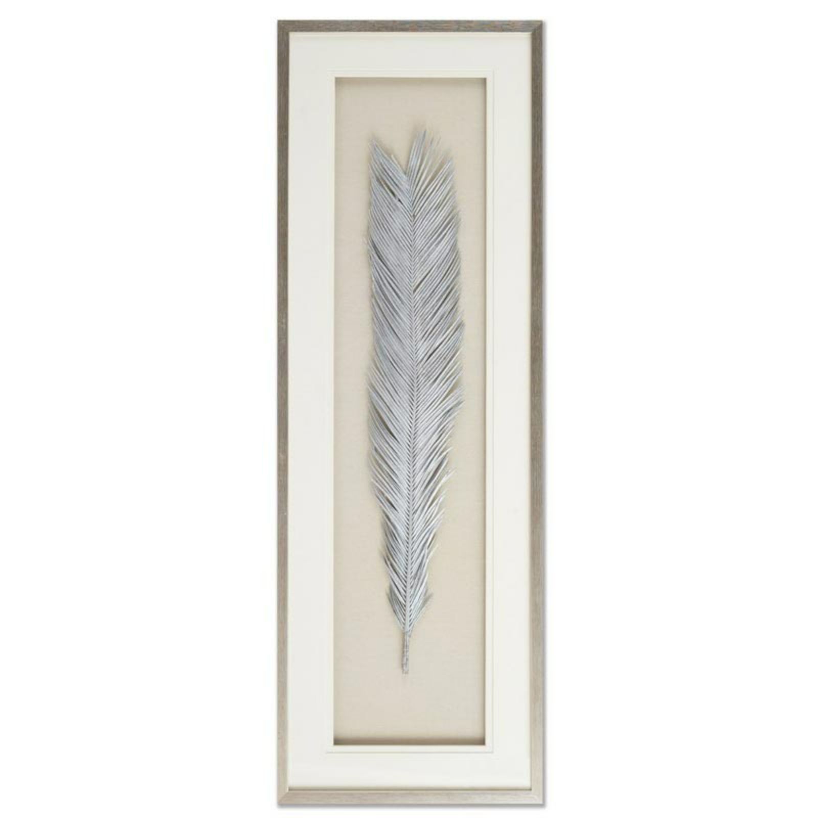 Supergreens Πίνακας Φτερό Ασημί 40x120 εκ.