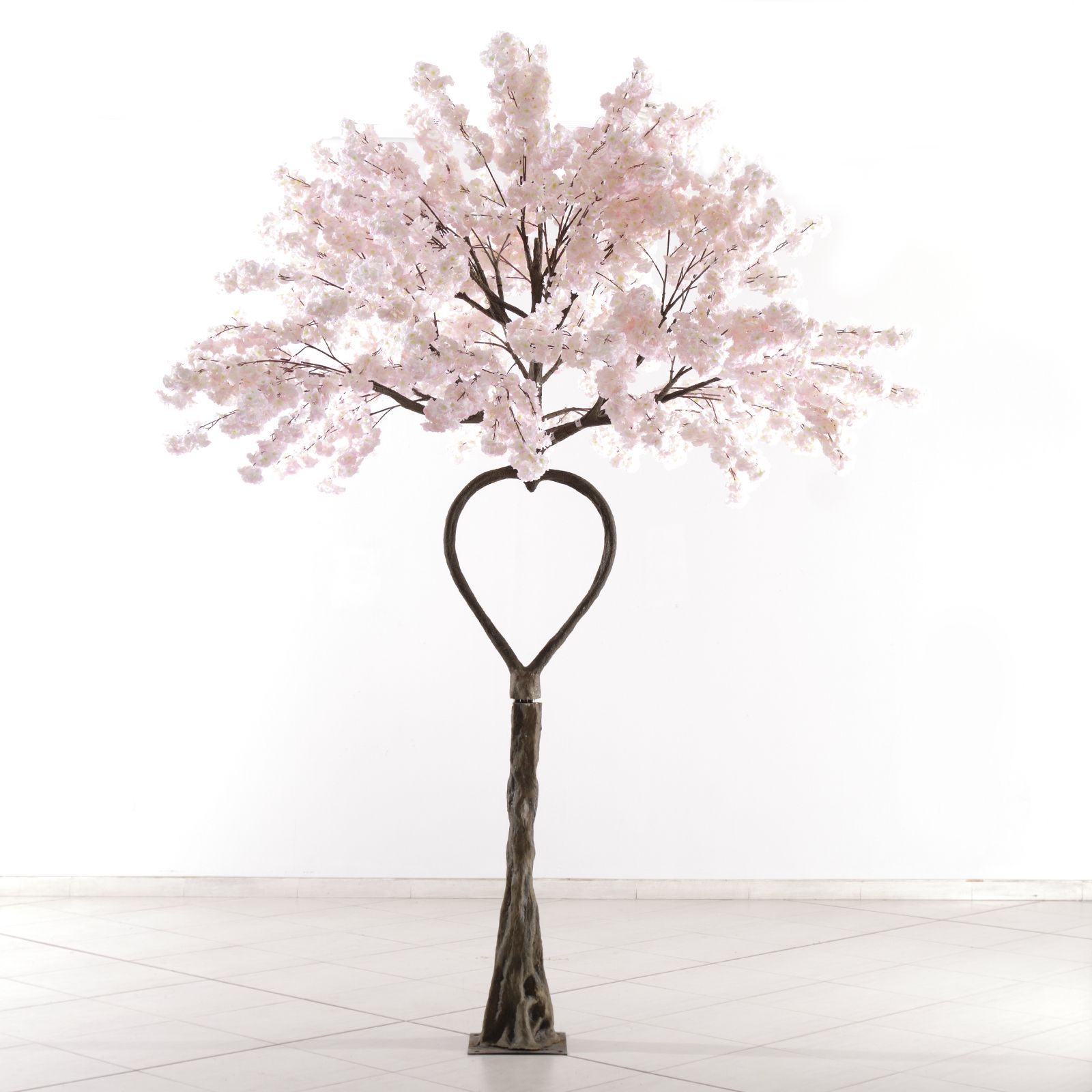 Supergreens Τεχνητό Δέντρο Αμυγδαλιά Καρδιά Ροζ 350 εκ.