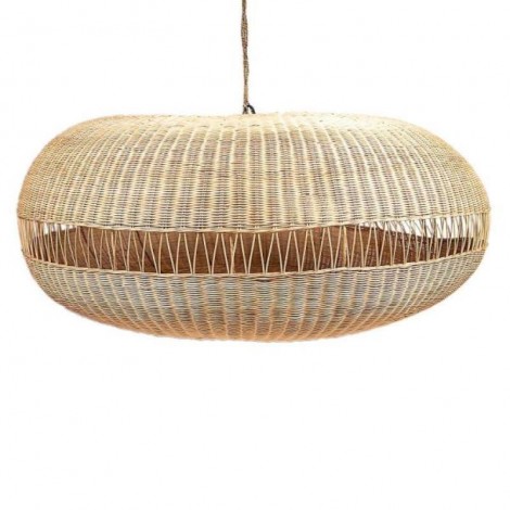 Supergreens Φωτιστικό Οροφής Ρατάν "Lampu Lampu" 135x135x55 εκ.