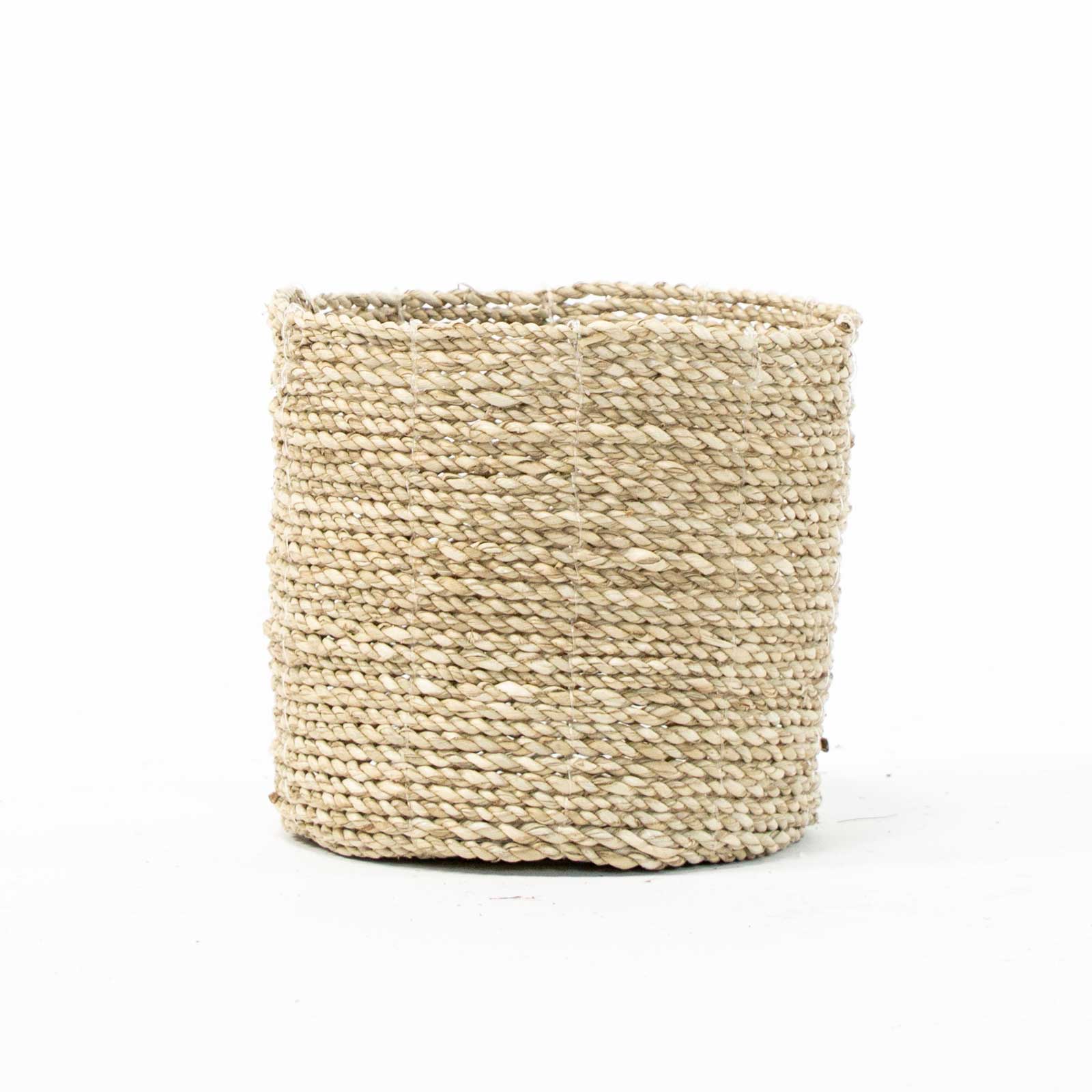 Supergreens Καλάθι πλεκτό "Grass" Φυσικό 16x16x15 εκ.