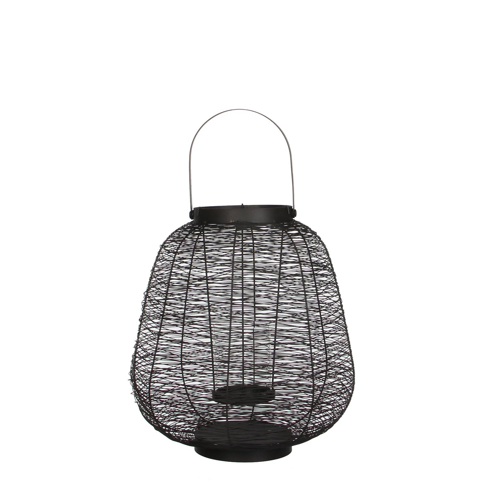 Supergreens Φανάρι Μεταλλικό Καφέ 30x30x47 εκ.