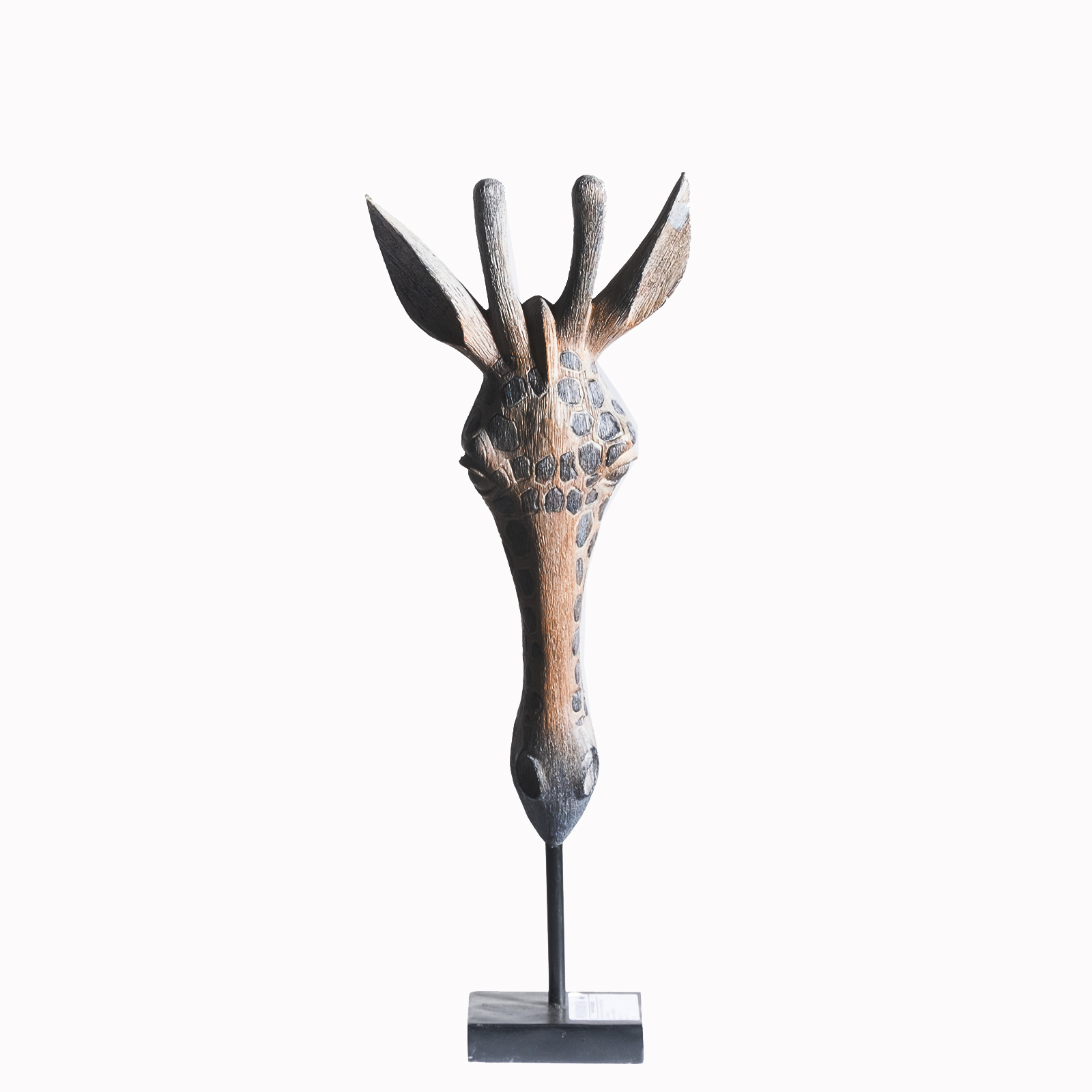 Supergreens Διακοσμητική Καμηλοπάρδαλη Πολυρεζίνη Καφέ 18.5x8x52 εκ.