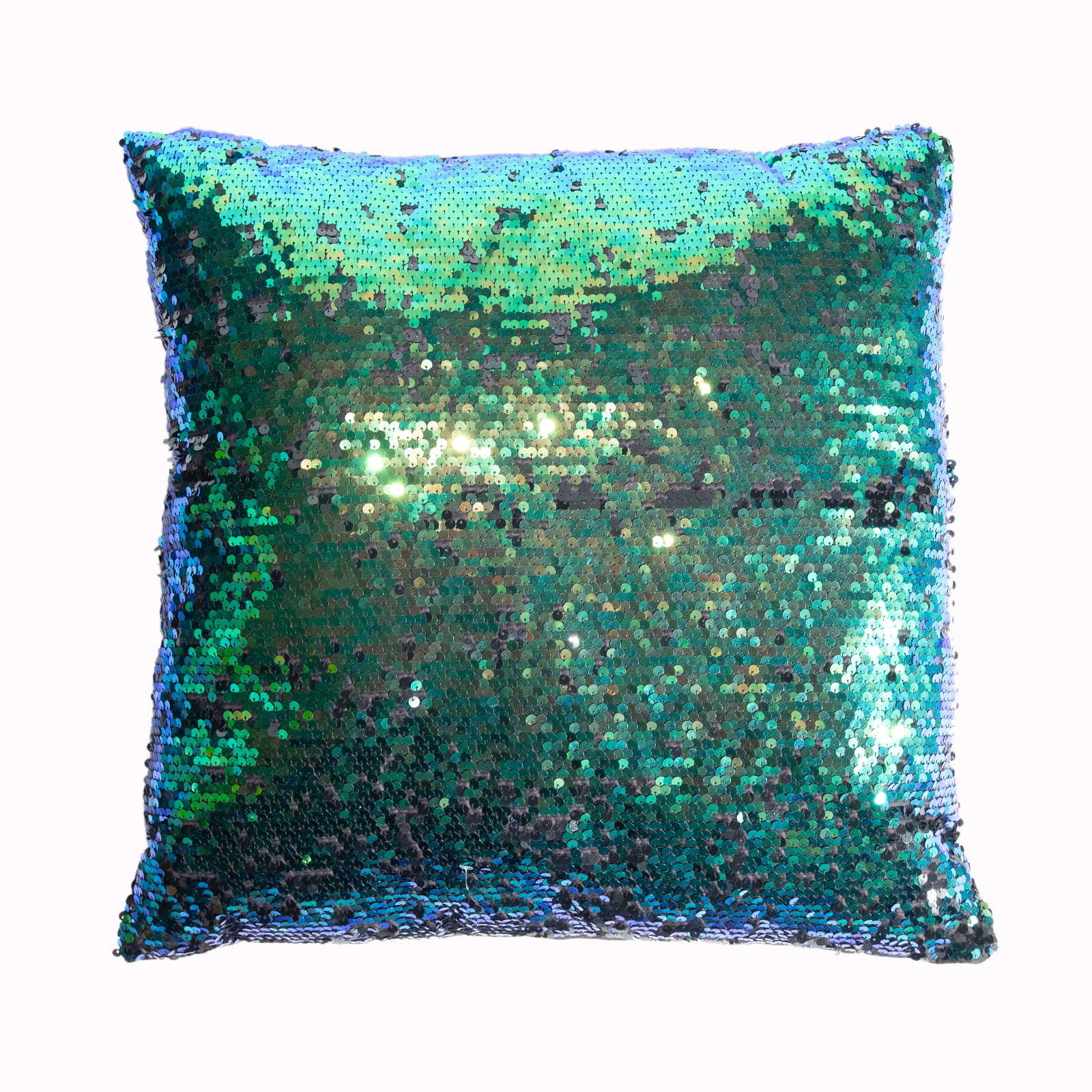 Supergreens Μαξιλάρι με Παγιέτες Πράσινο 60x60 εκ.