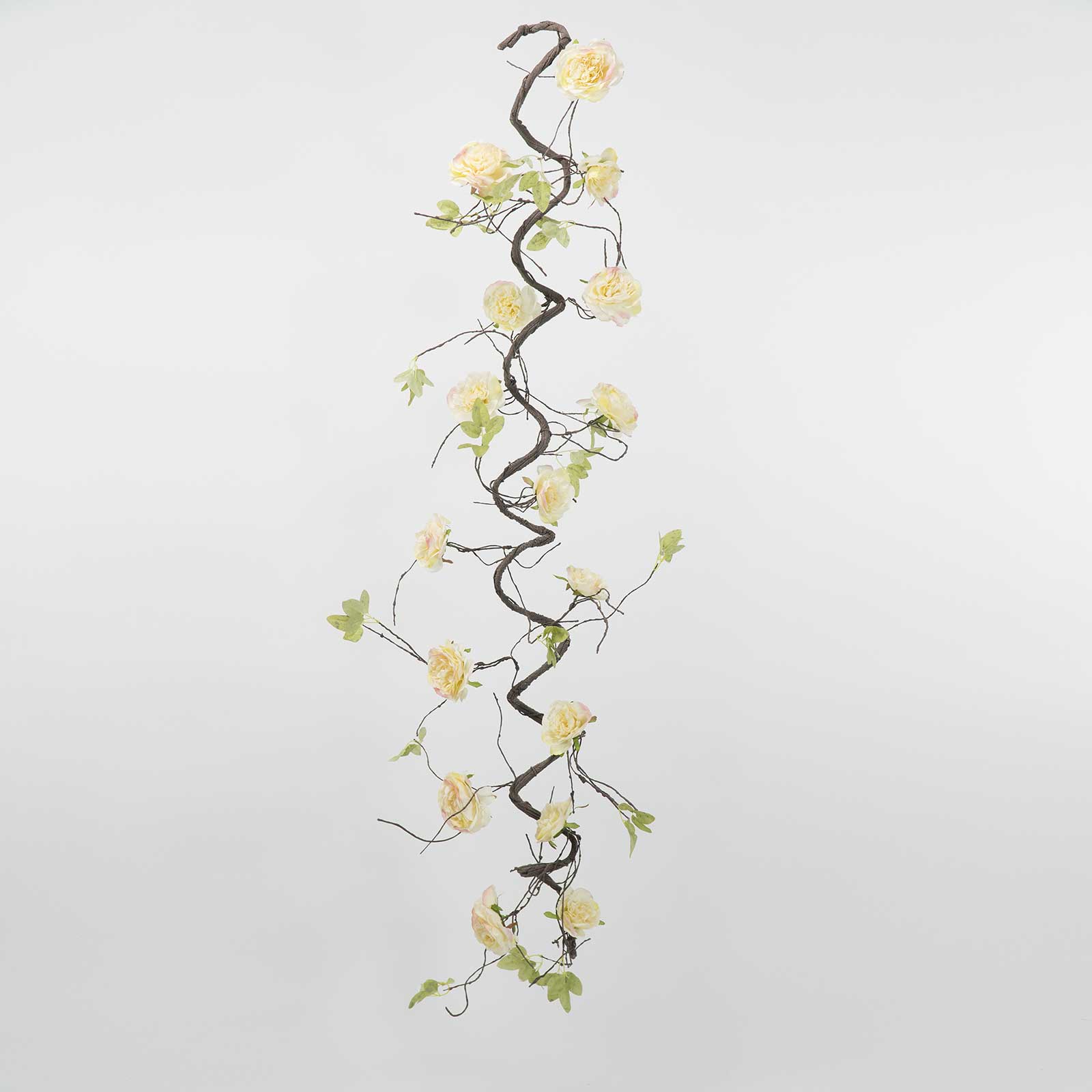 Supergreens Τεχνητή Γιρλάντα Παιώνια Μπεζ 300 εκ.