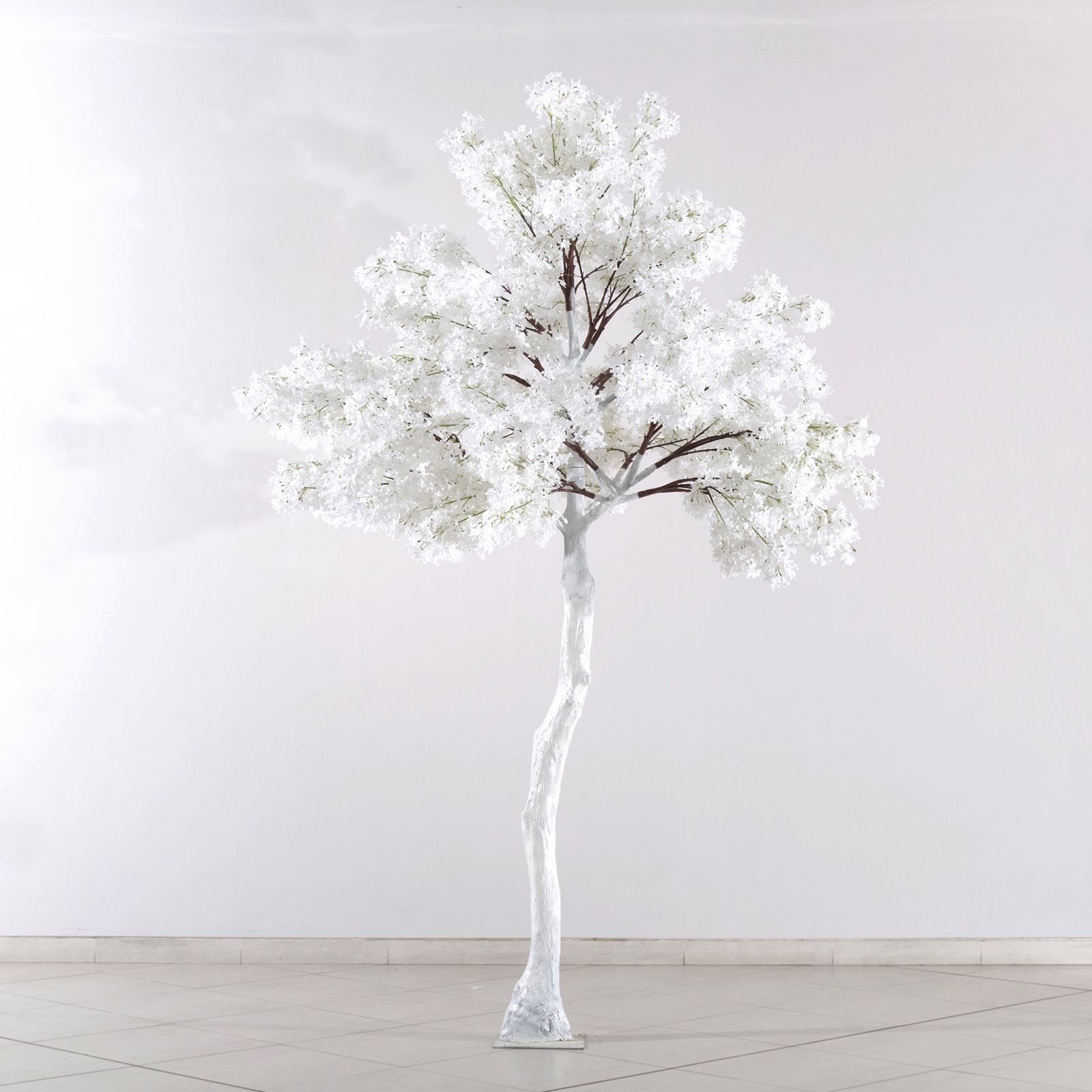 Supergreens Τεχνητό Δέντρο Αμυγδαλιά Χιονισμένη 340 εκ.