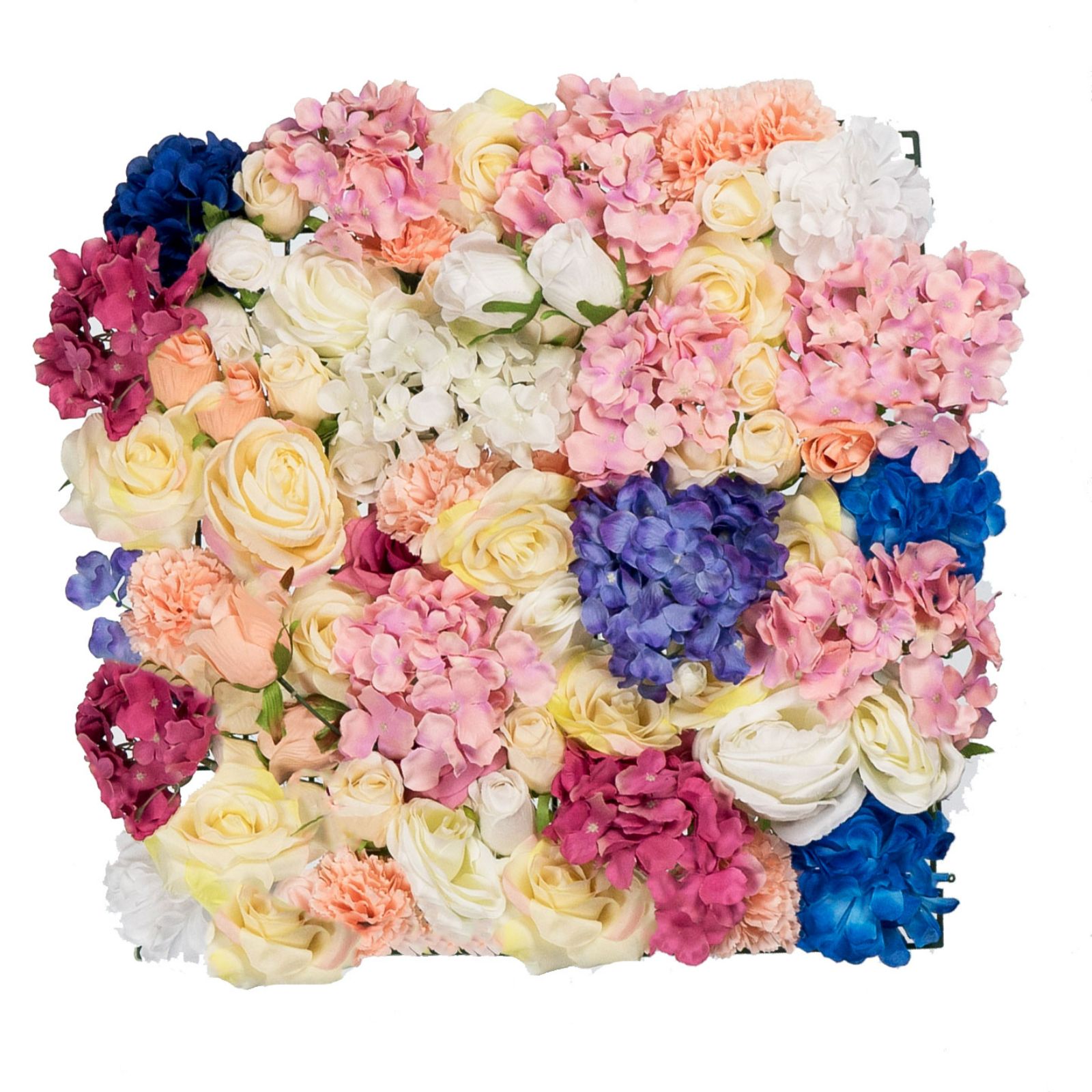 Supergreens Τεχνητή Φυλλωσιά Ορτανσία με Τριαντάφυλλο 50Χ50 εκ.