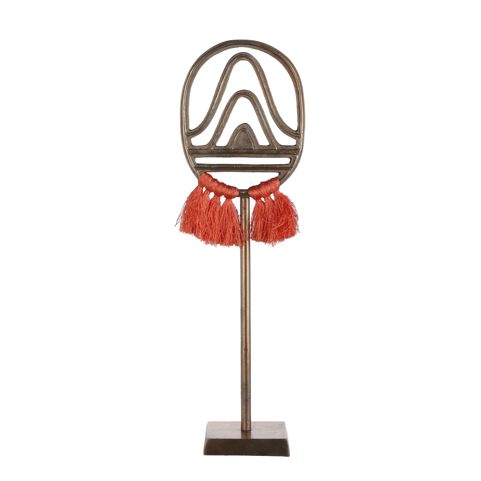 Supergreens Διακοσμητικό Αγαλματίδιο Αλουμινένιο Ροζ 50,5 εκ.