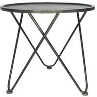 Supergreens Τραπέζι Μεταλλικό Μαύρο 42,5x42,5x40 εκ.