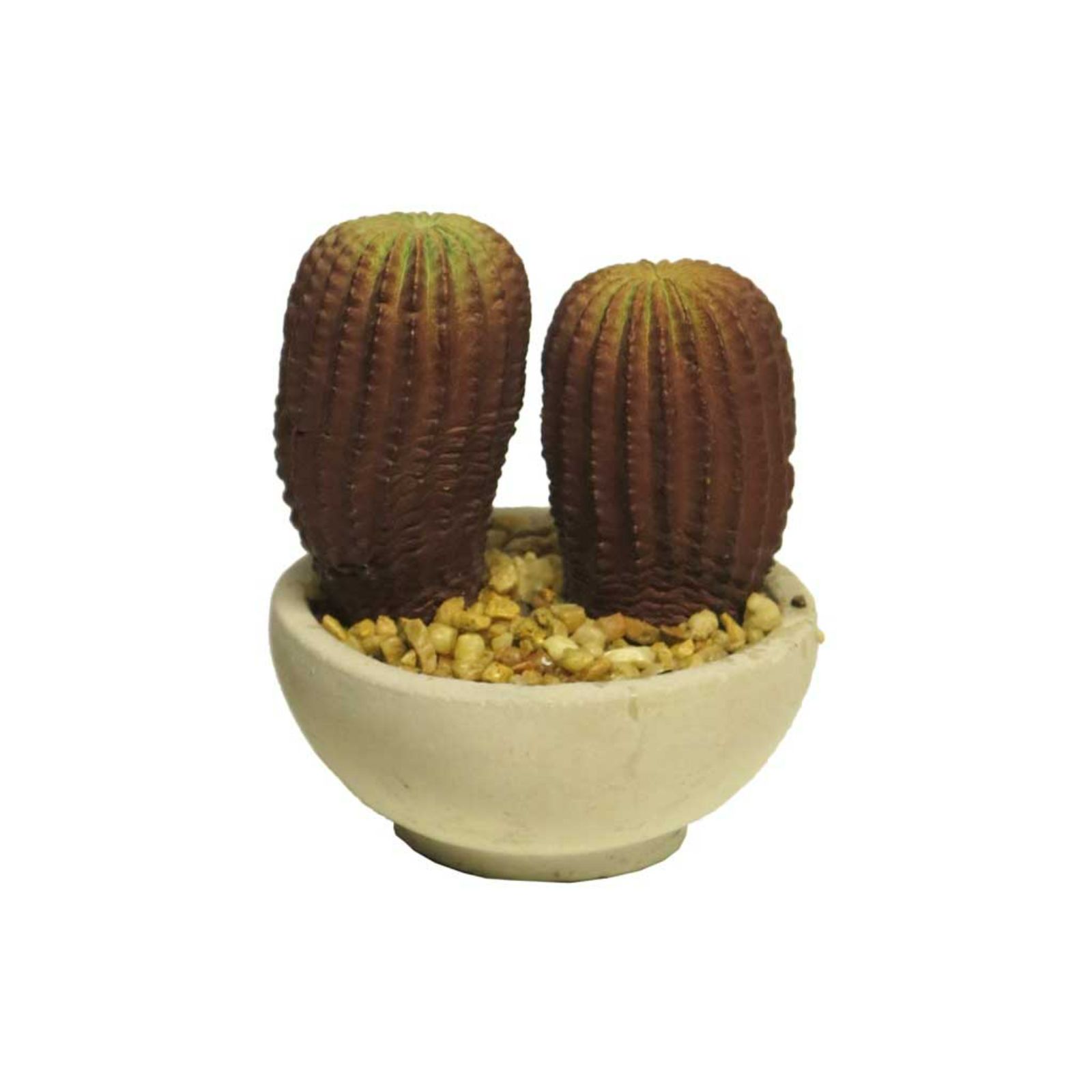 Supergreens Τεχνητός Κάκτος Καφέ 10 εκ.