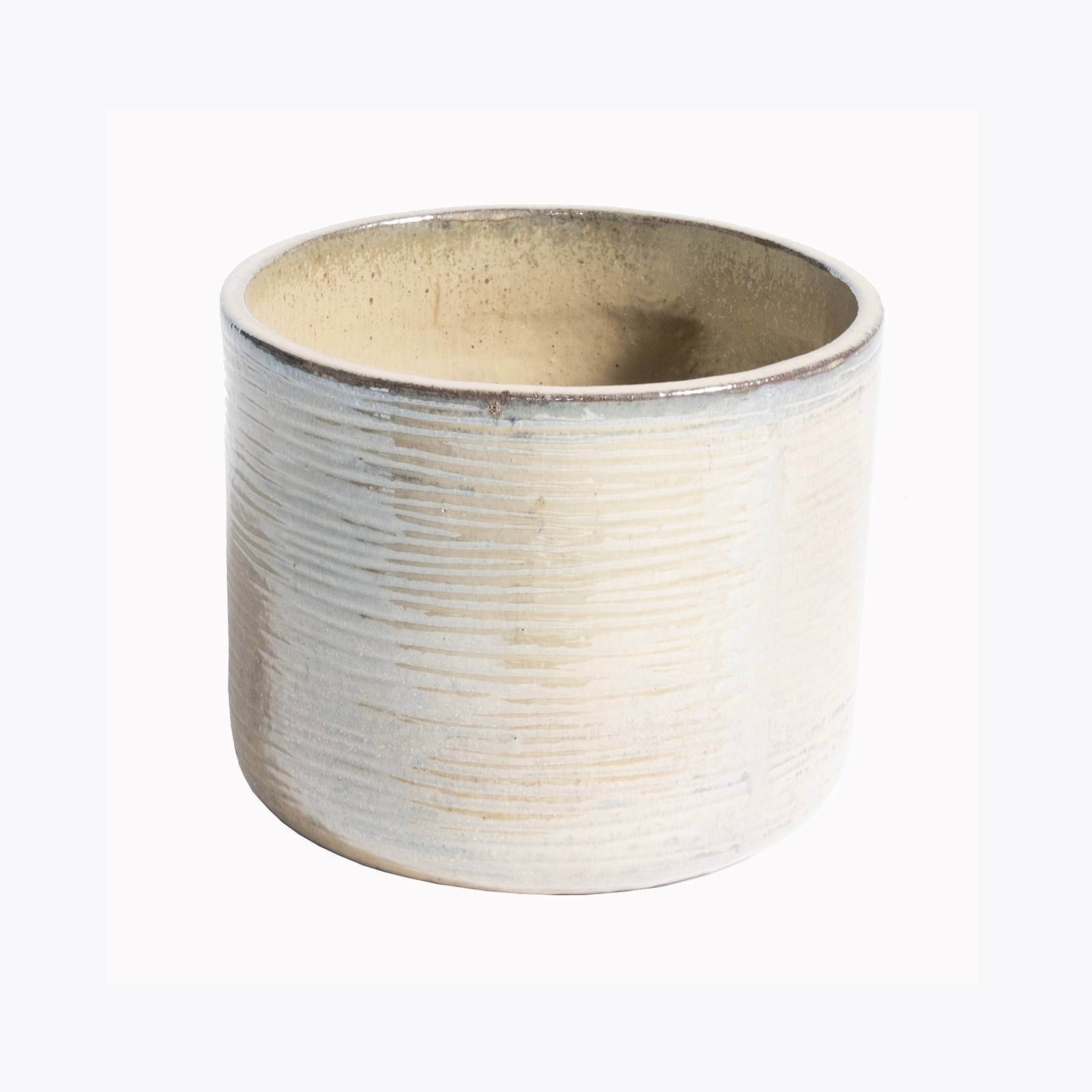 Supergreens Κασπώ Κεραμικό Pearl Champagne 31x31x27 εκ.