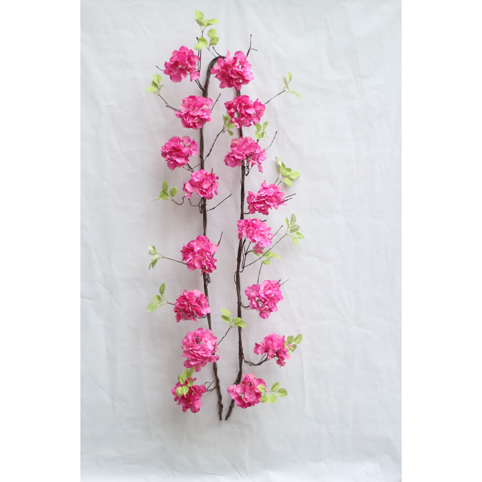 Supergreens Τεχνητή Γιρλάντα Ορτανσία Φούξια 300 εκ.