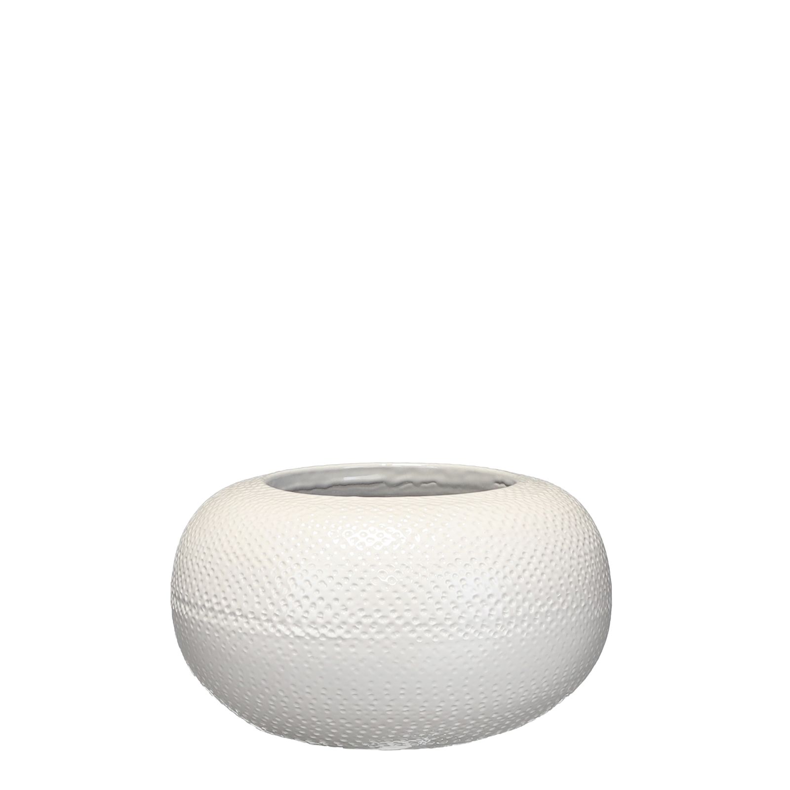 Supergreens Κασπώ Κεραμικό Λευκό 23x23x13 εκ.