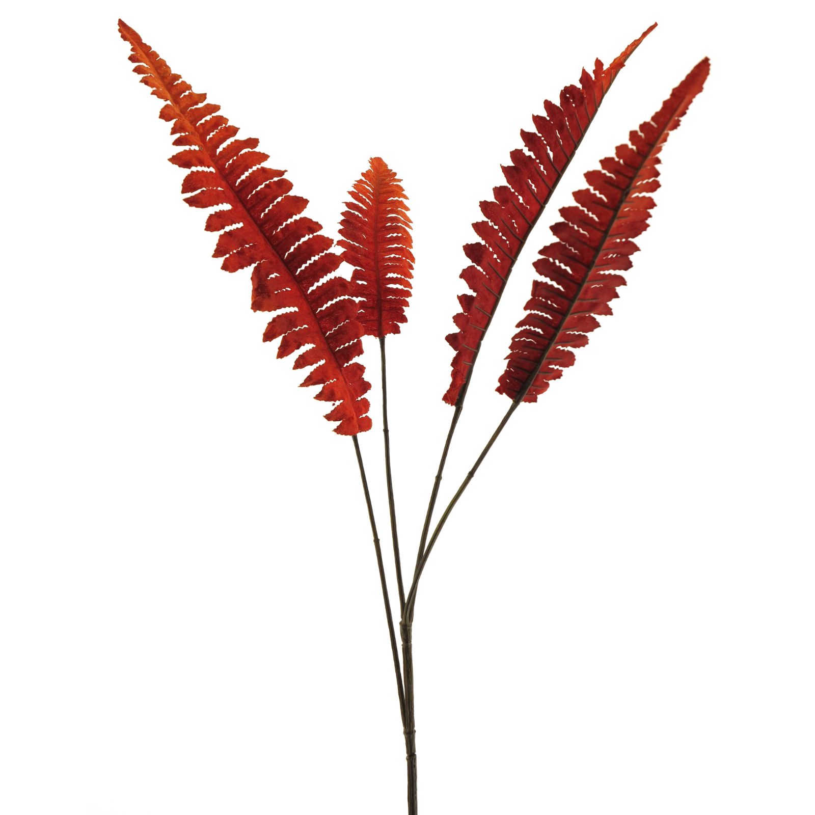 Supergreens Τεχνητό Κλαδί Φτέρη Κόκκινη 89 εκ.