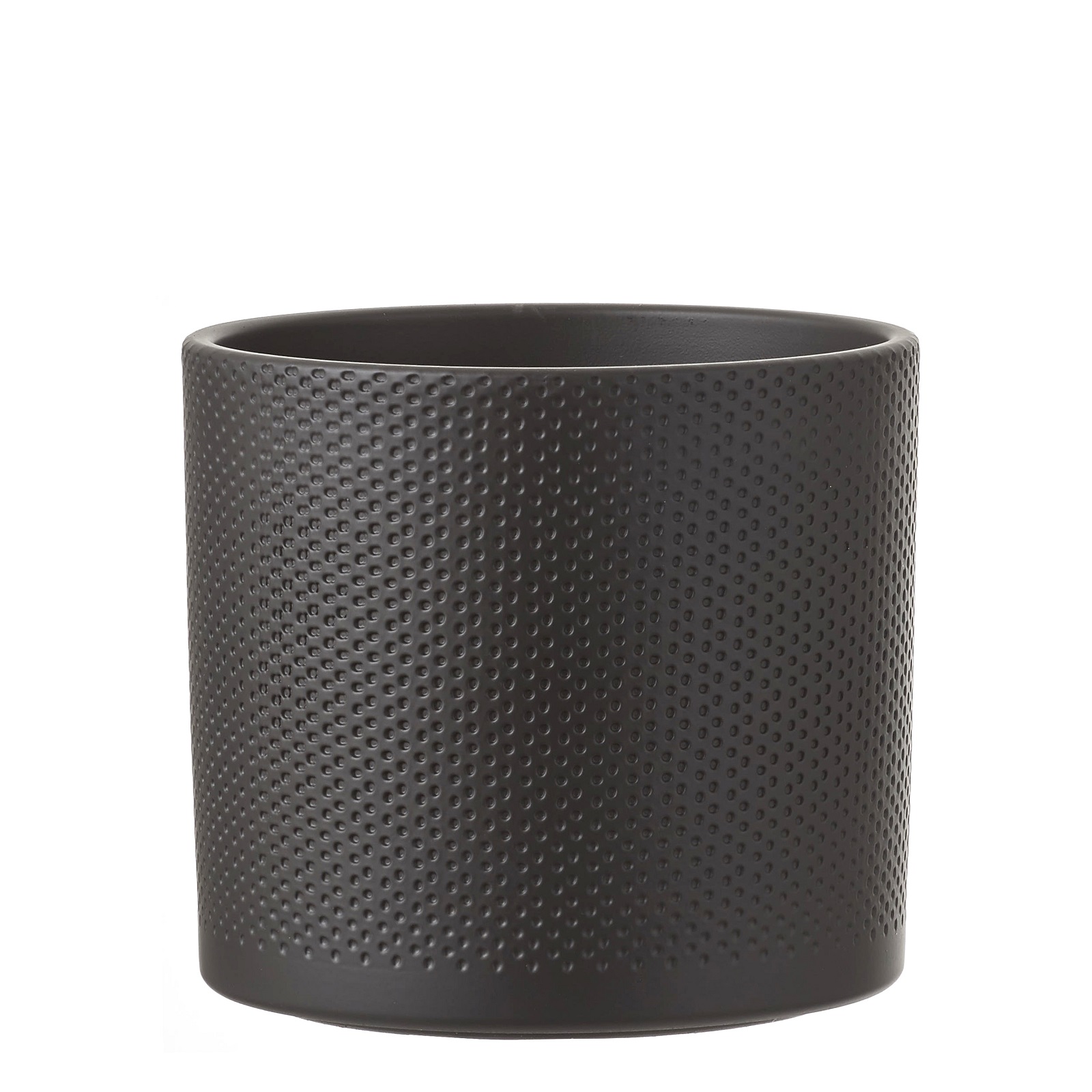 Supergreens Κασπώ Κεραμικό Μαύρο 19,5x19,5x17,5 εκ.