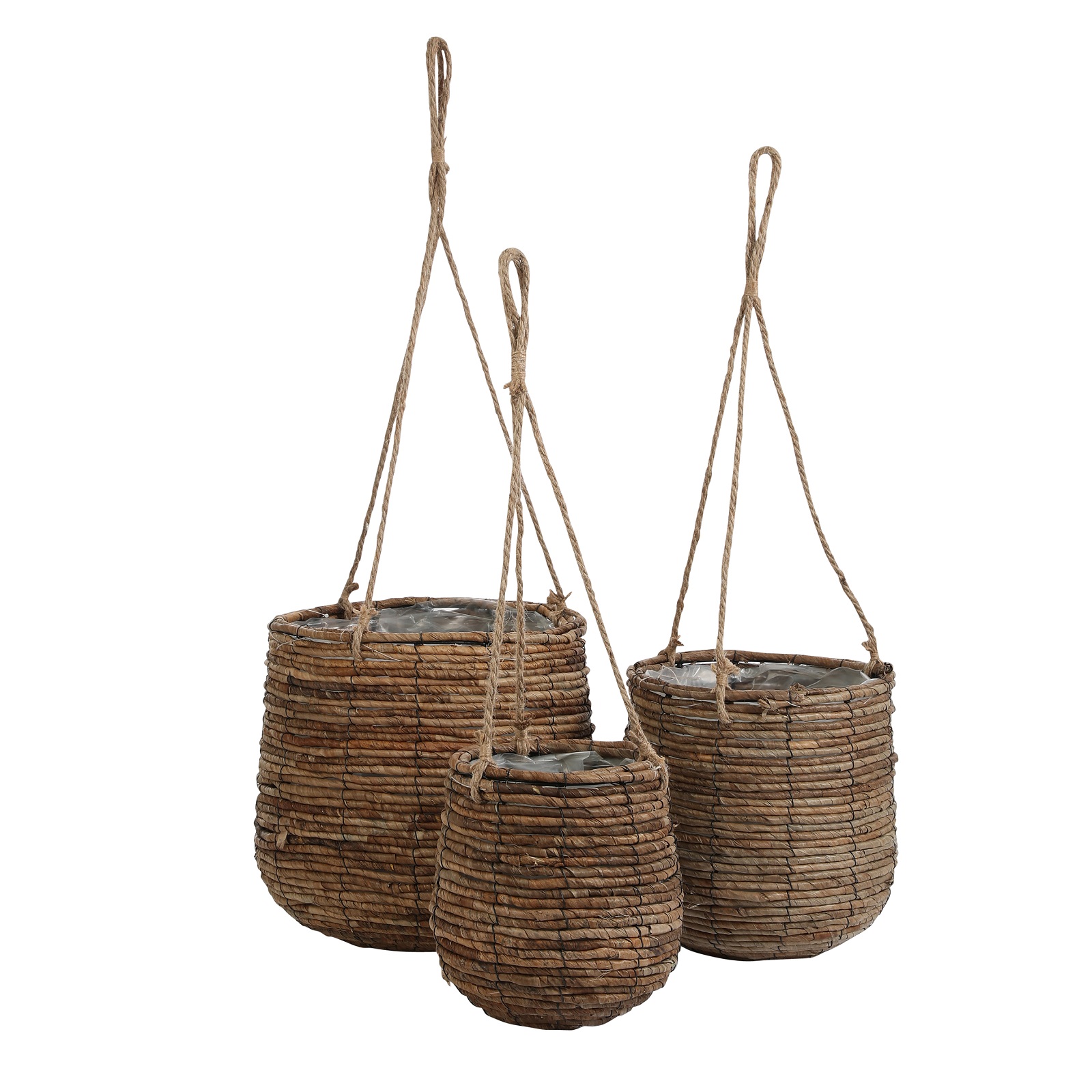 Supergreens Κασπώ Κρεμαστό Σχοινί Σετ/3 33x33x31 εκ.