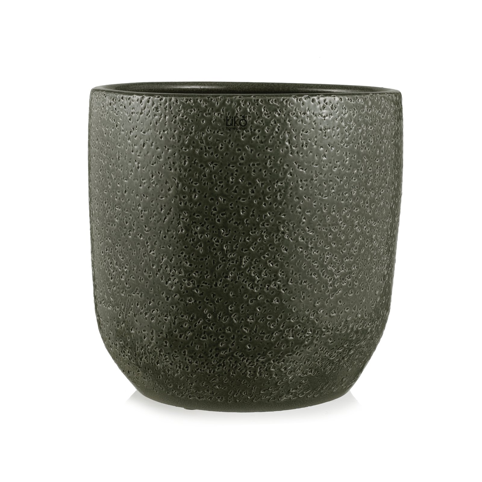 Supergreens Γλάστρα Κεραμική Χακί 25x25x23 εκ.