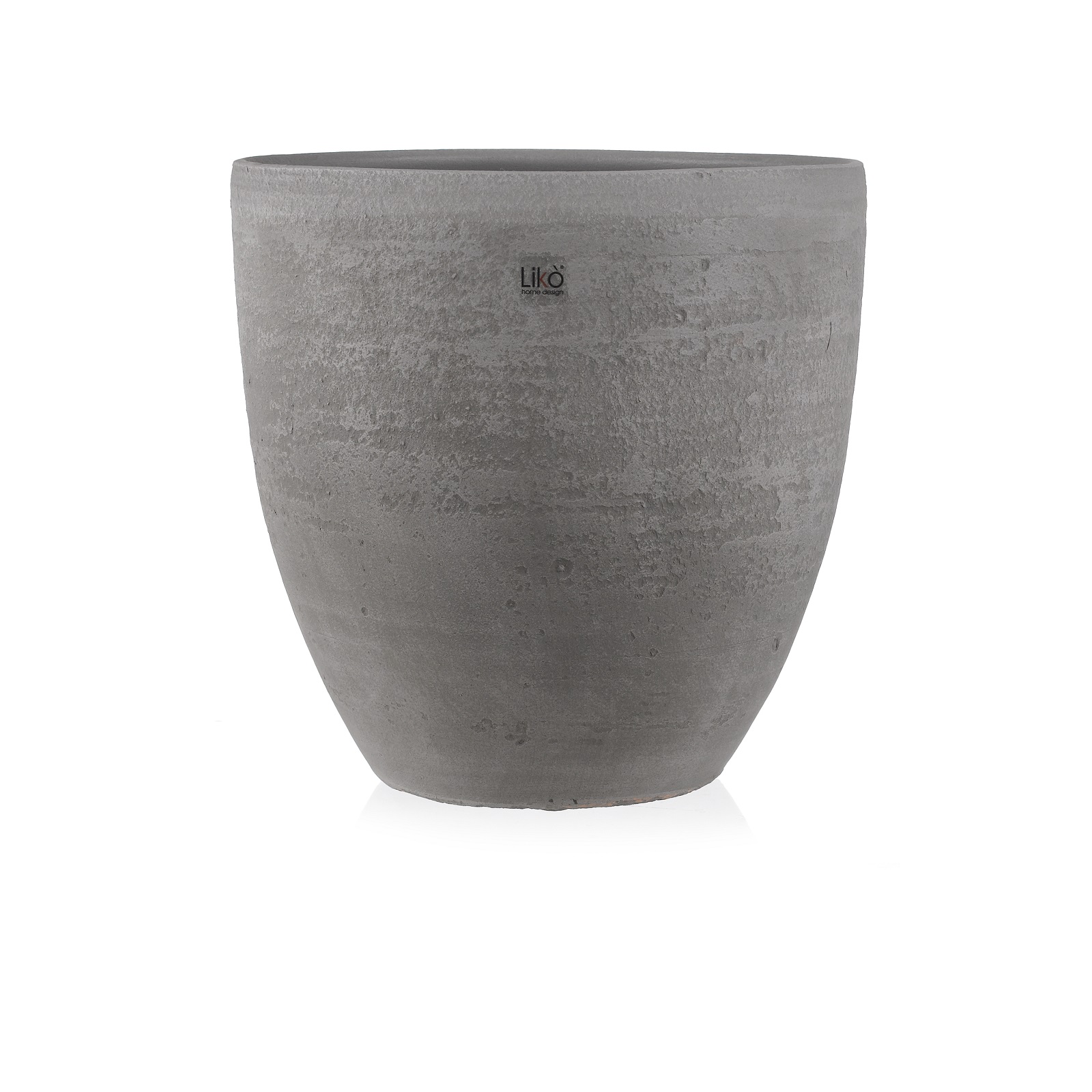 Supergreens Γλάστρα Κεραμική Σκούρο Γκρι 20x20x17 εκ.