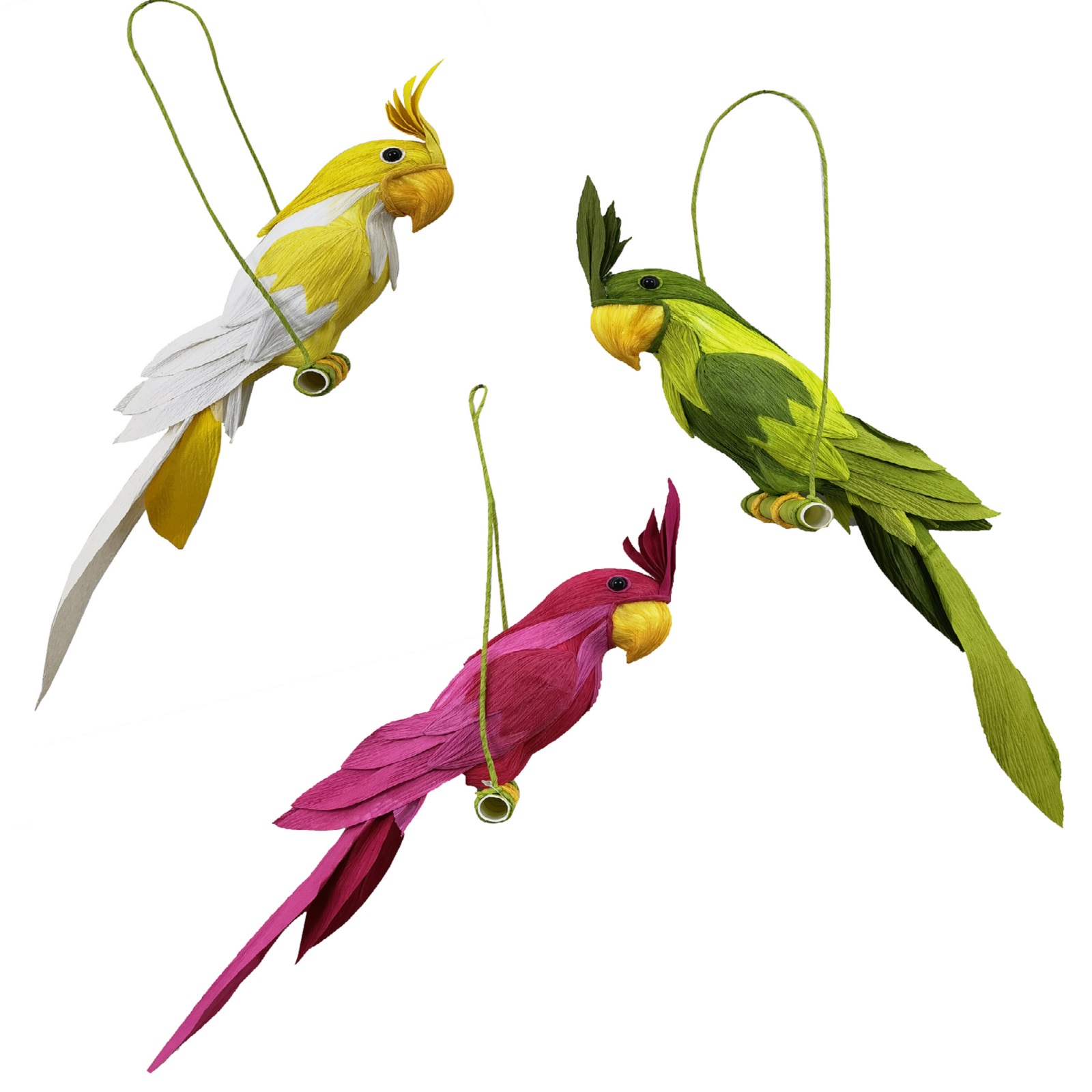 Supergreens Διακοσμητικός Παπαγάλος Assorted 65 εκ.