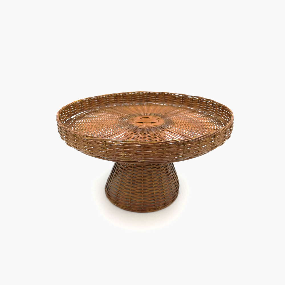 Metallic Cakestand Vintage Rust